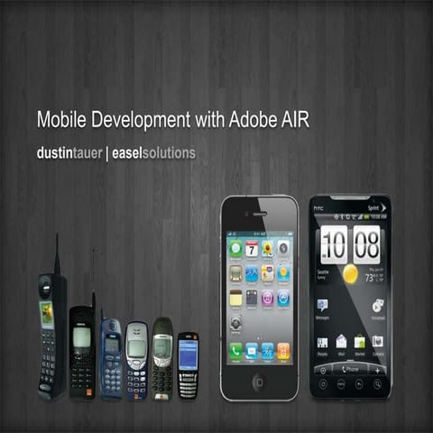 Mobile Development with Adobe AIR