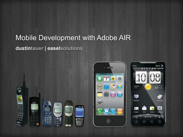 Mobile Development with Adobe AIR