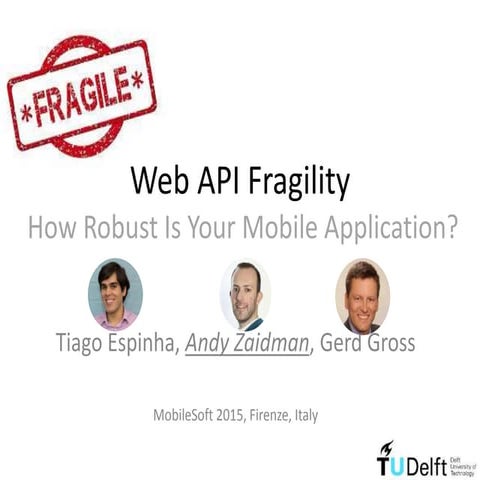 Web API Fragility: How Robust Is Your Mobile Application?