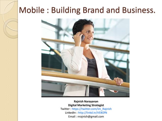 Mobile : Building Brand & Business
