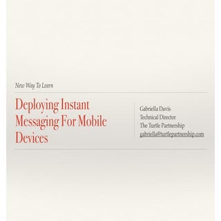 Working With Sametime For Mobile De...