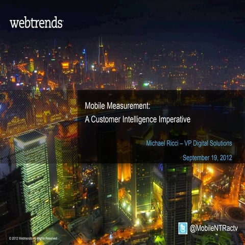 Mobile Strategies Summit Boston   