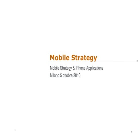 Mobile strategy Updated