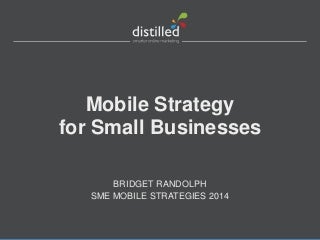 Mobile Strategy for Small Businesses