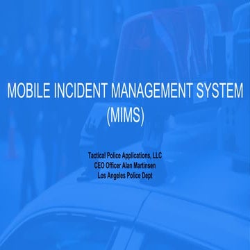 Design Of Mobile Traffic Incident Response System – GIAU