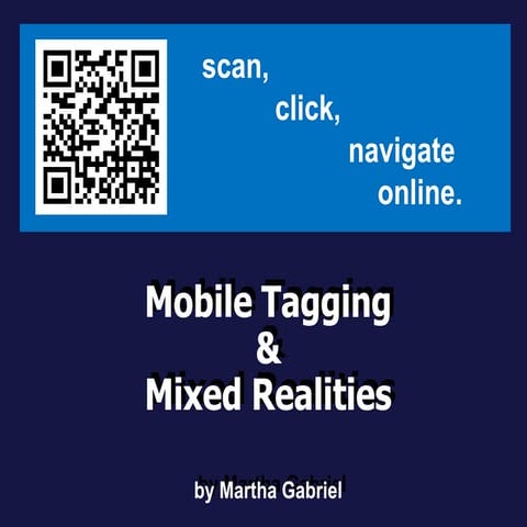 QRcodes & Augmented Reality, by Martha Gabriel
