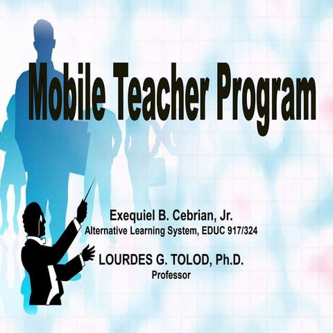 Mobile teaching program