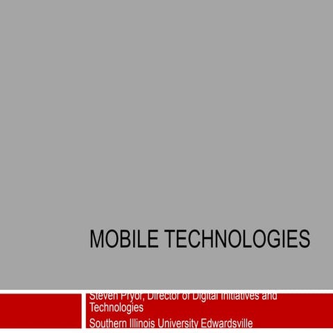 Mobile Technologies
