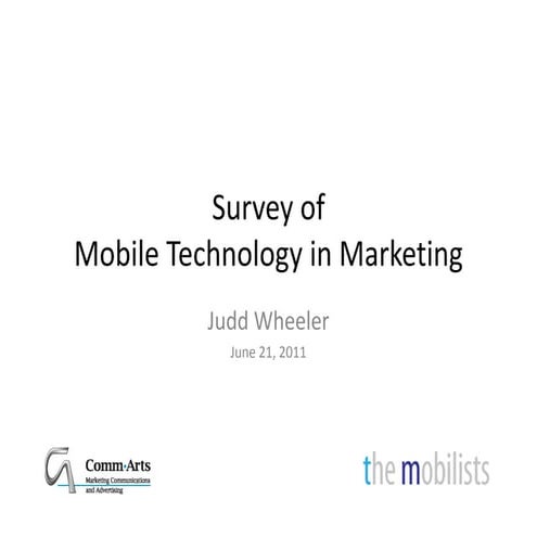 Mobile technology in marketing