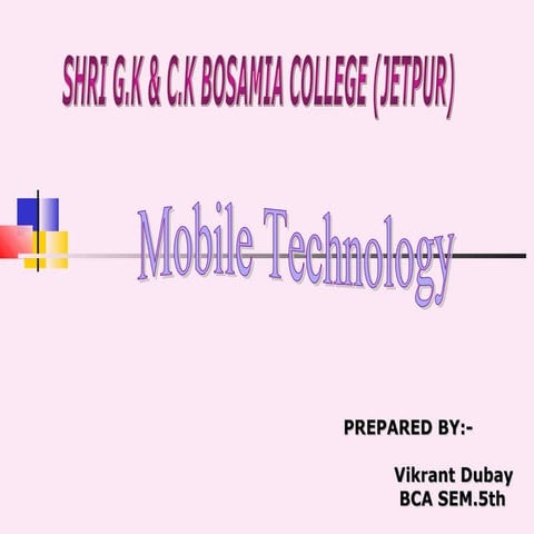 Mobile techonology