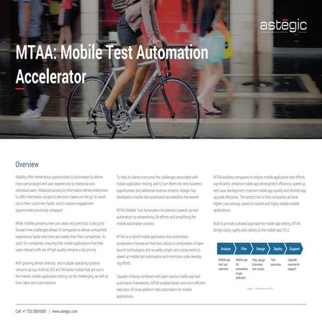Mobile test automation accelerator