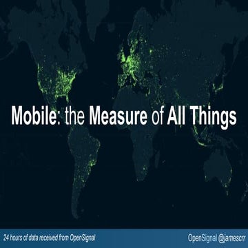 Mobile: The Measure of all Things