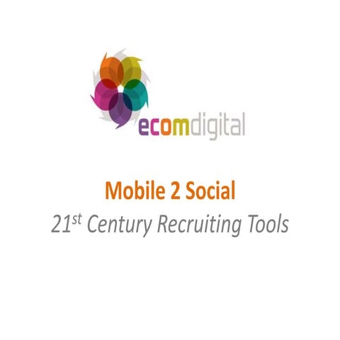Mobile 2 Social - 21st Century Recruiting Tools
