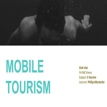 Mobile Tourism Pptx