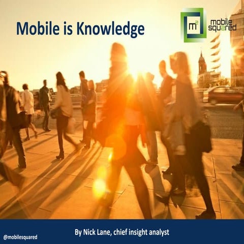 Mobile is Knowledge: How travel and tourism sectors can utilise mobile