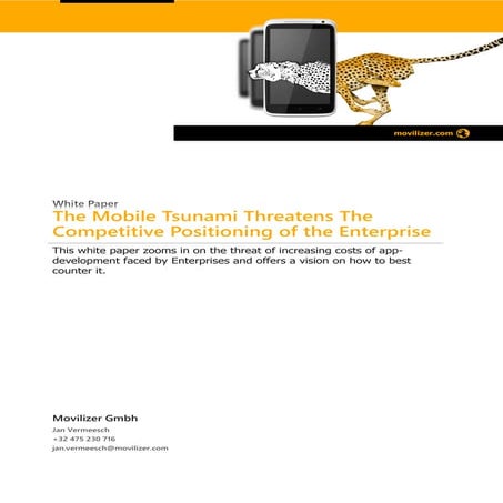 Mobile tsunami a threath to competitiveness for companies