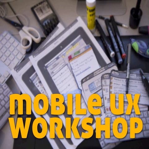 Mobile UX Prototyping & Storytelling