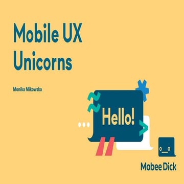 Mobile UX Unicorns