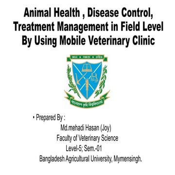 Mobile veterinary clinic 