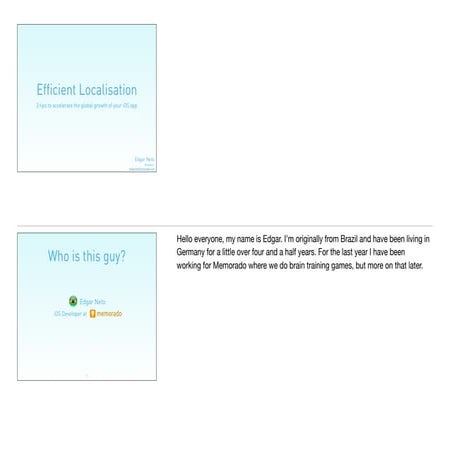 Mobile Warsaw - Efficient Localization for iOS Apps