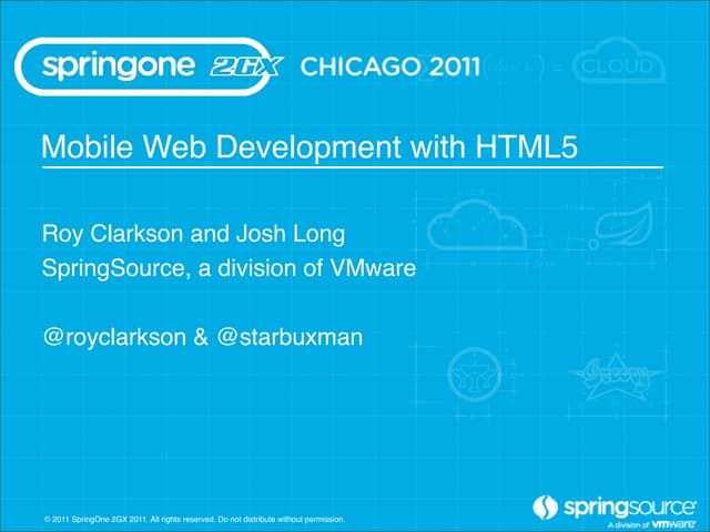 Mobile Web Development with HTML5