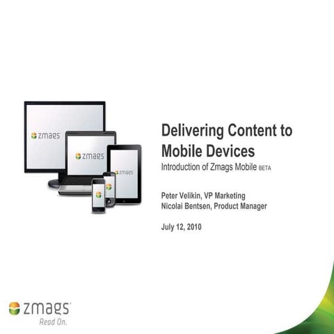 How to Deliver Marketing Content to Mobile Devices