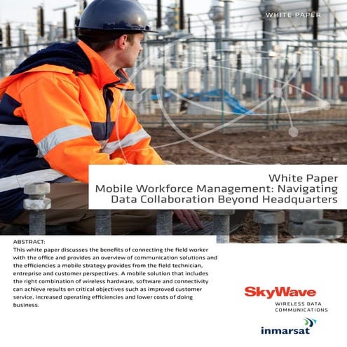 Mobile workforce management navigating data collaboration