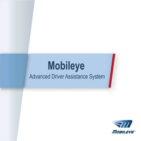 Mobileye presentation