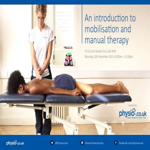 Physio.co.uk : An introduction to mobilisation and manual therapy