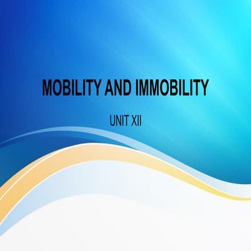 MOBILITY AND IMMOBILITY and about the .pptx