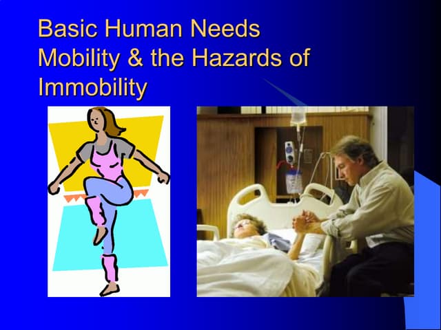 IMMOBILITY : NURSING MANAGEMENT | PPTX