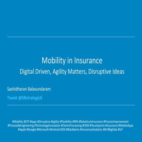 Mobility in Insurance