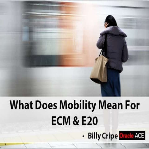 Mobility in the Enterprise