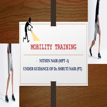 Mobility training