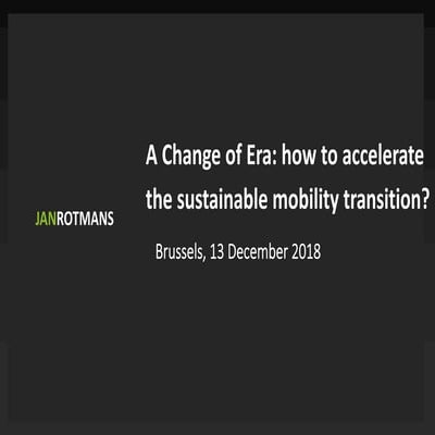 Keynote speech Jan Rotmans at MOBI seminar 2018