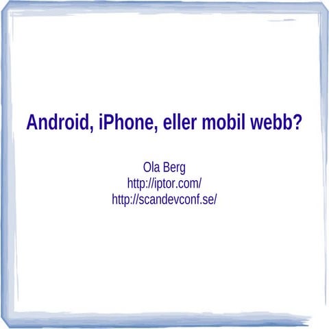 Mobil web