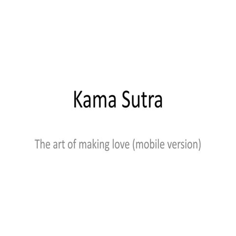 Kama Sutra (mobile version)