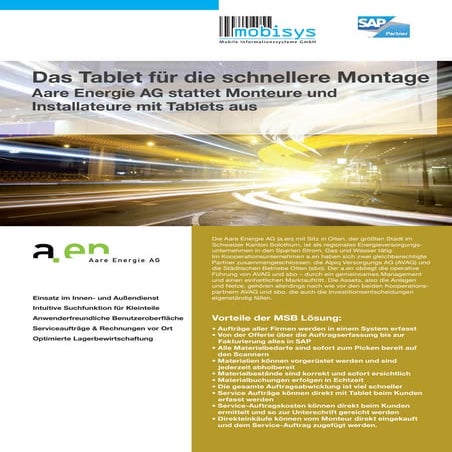 Success Story Aare Energie AG 