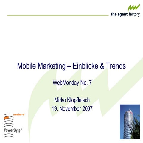 Mobile Marketing – Einblicke & Trends