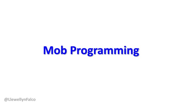 Mob programming