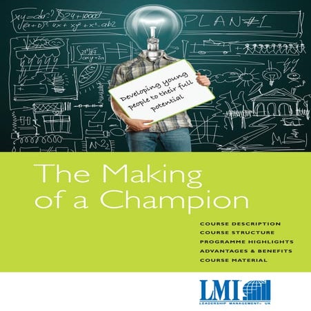 The Making of a Champion