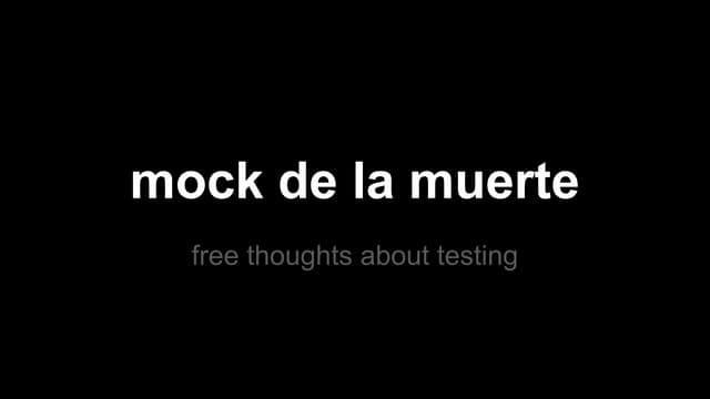 Mock de la muerte