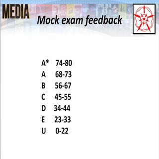 Mock exam feedback