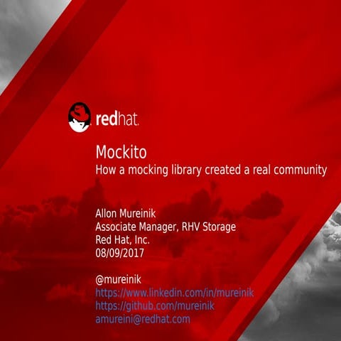 Mockito - how a mocking library built a real community (August Penguin 2017)