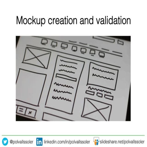 Mockup & wireframe creation and validation