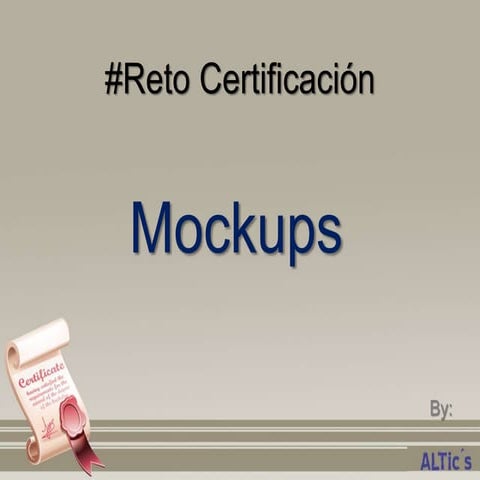 Mockups reto certificacion