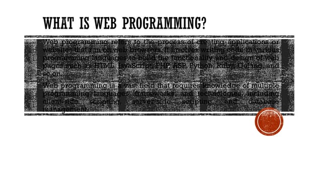 Mock Teaching  for Web Programming Subject