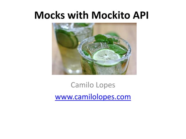 Mock with Mockito