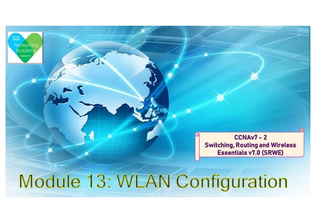 CCNA-2 SRWE Mod-13 WLAN Configuration