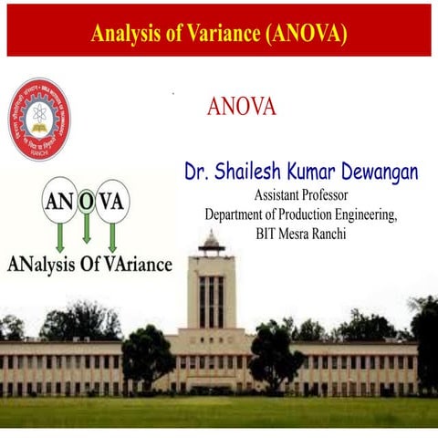 Analysis of Variance